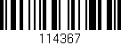 Código de barras (EAN, GTIN, SKU, ISBN): '114367'