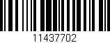 Código de barras (EAN, GTIN, SKU, ISBN): '11437702'