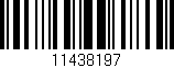 Código de barras (EAN, GTIN, SKU, ISBN): '11438197'