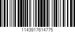 Código de barras (EAN, GTIN, SKU, ISBN): '1143917614775'