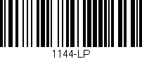 Código de barras (EAN, GTIN, SKU, ISBN): '1144-LP'