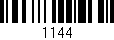 Código de barras (EAN, GTIN, SKU, ISBN): '1144'