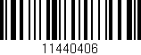 Código de barras (EAN, GTIN, SKU, ISBN): '11440406'