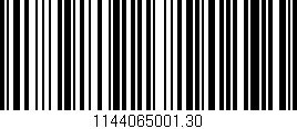 Código de barras (EAN, GTIN, SKU, ISBN): '1144065001.30'