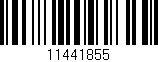 Código de barras (EAN, GTIN, SKU, ISBN): '11441855'