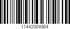 Código de barras (EAN, GTIN, SKU, ISBN): '11442004964'