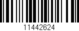 Código de barras (EAN, GTIN, SKU, ISBN): '11442624'