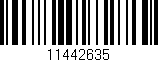 Código de barras (EAN, GTIN, SKU, ISBN): '11442635'