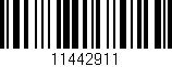 Código de barras (EAN, GTIN, SKU, ISBN): '11442911'