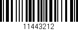 Código de barras (EAN, GTIN, SKU, ISBN): '11443212'