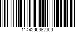 Código de barras (EAN, GTIN, SKU, ISBN): '1144330862903'