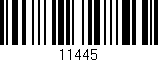 Código de barras (EAN, GTIN, SKU, ISBN): '11445'