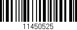 Código de barras (EAN, GTIN, SKU, ISBN): '11450525'