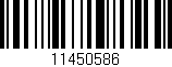 Código de barras (EAN, GTIN, SKU, ISBN): '11450586'