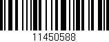 Código de barras (EAN, GTIN, SKU, ISBN): '11450588'