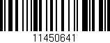 Código de barras (EAN, GTIN, SKU, ISBN): '11450641'