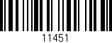 Código de barras (EAN, GTIN, SKU, ISBN): '11451'