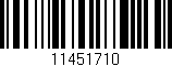 Código de barras (EAN, GTIN, SKU, ISBN): '11451710'