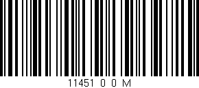 Código de barras (EAN, GTIN, SKU, ISBN): '11451_0_0_M'