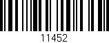 Código de barras (EAN, GTIN, SKU, ISBN): '11452'