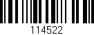 Código de barras (EAN, GTIN, SKU, ISBN): '114522'