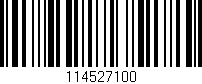 Código de barras (EAN, GTIN, SKU, ISBN): '114527100'