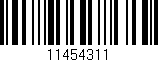 Código de barras (EAN, GTIN, SKU, ISBN): '11454311'