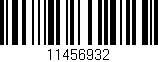 Código de barras (EAN, GTIN, SKU, ISBN): '11456932'
