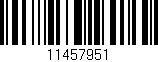 Código de barras (EAN, GTIN, SKU, ISBN): '11457951'
