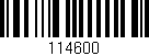 Código de barras (EAN, GTIN, SKU, ISBN): '114600'