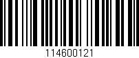 Código de barras (EAN, GTIN, SKU, ISBN): '114600121'
