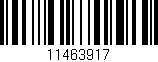 Código de barras (EAN, GTIN, SKU, ISBN): '11463917'