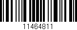 Código de barras (EAN, GTIN, SKU, ISBN): '11464811'