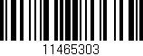 Código de barras (EAN, GTIN, SKU, ISBN): '11465303'