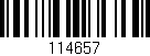 Código de barras (EAN, GTIN, SKU, ISBN): '114657'