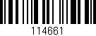 Código de barras (EAN, GTIN, SKU, ISBN): '114661'