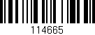 Código de barras (EAN, GTIN, SKU, ISBN): '114665'