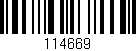 Código de barras (EAN, GTIN, SKU, ISBN): '114669'