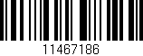 Código de barras (EAN, GTIN, SKU, ISBN): '11467186'