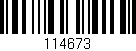 Código de barras (EAN, GTIN, SKU, ISBN): '114673'