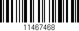 Código de barras (EAN, GTIN, SKU, ISBN): '11467468'
