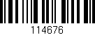 Código de barras (EAN, GTIN, SKU, ISBN): '114676'