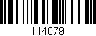 Código de barras (EAN, GTIN, SKU, ISBN): '114679'
