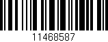 Código de barras (EAN, GTIN, SKU, ISBN): '11468587'
