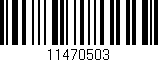 Código de barras (EAN, GTIN, SKU, ISBN): '11470503'