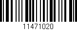 Código de barras (EAN, GTIN, SKU, ISBN): '11471020'