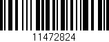 Código de barras (EAN, GTIN, SKU, ISBN): '11472824'