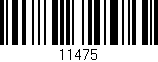 Código de barras (EAN, GTIN, SKU, ISBN): '11475'