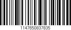 Código de barras (EAN, GTIN, SKU, ISBN): '1147650837835'