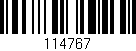 Código de barras (EAN, GTIN, SKU, ISBN): '114767'